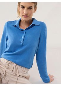 Walbusch Polo-Pullover mit Seide