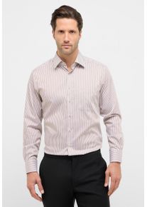 Langarmhemd Eterna "MODERN FIT", Damen, Gr. 42, Normalgr&ouml;&szlig;en, beige, Twill, 100% Baumwolle, tailliert, Manschette, Hemden Langarmhemd, NON IRON (b&uuml;gelfrei)