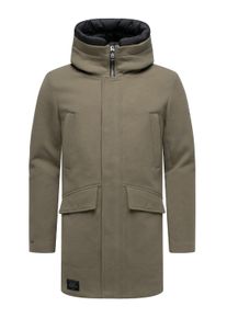 Kurzmantel STONE HARBOUR "Kurzmantel Fenroos XX", Herren, Gr. XL, braun (stone braun), Obermaterial: 90% Polyacryl PAN. 8% Viskose CV. 2% Elasthan EL. Obermaterial: Futter: 100% Polyester PES. 100% Polyester PES., M&auml;ntel Kurzmantel