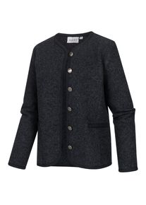 N&uuml;bler Strickjacke N&Uuml;BLER "Walkjacke Sina", Herren, Gr. 48, blau, Obermaterial: 100% Baumwolle CO., Strickjacken Strickjacke