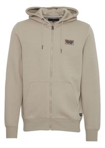 Kapuzensweatjacke Blend "Kapuzensweatjacke BHKaylon", Herren, Gr. XL, braun (crockery), Obermaterial: 55% Polyester PES. 45% Baumwolle CO., Sweatjacken Kapuzensweatjacke