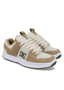 Skateschuh DC Shoes "Lynx Zero", Herren, Gr. 10 (43), taupe, silber birch, olive, Obermaterial:50.51% Leder, 39.8% Synthetikmaterial, 9.69% Microfaser;, Schuhe Skateschuh
