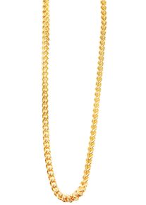 Adelia&acute;s Gliederkette ADELIA&acute;S "Unisex Halskette aus Edelstahl 50 cm" Gr. 50, gold, Halsketten, Damen, Edelstahl, Gliederkette