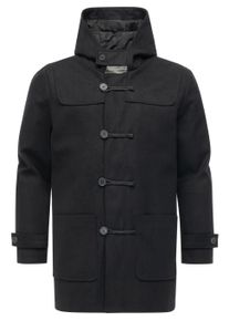 Dufflecoat Ragwear "Dufflecoat Duffie YOUMODO", Herren, Gr. XL, schwarz, Obermaterial: 100% Polyester PES. Obermaterial: Futter: 100% Polyester PES. 100% Polyester PES., M&auml;ntel Dufflecoat