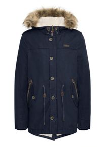 Langmantel INDICODE "Parka IDPulsoor", Herren, Gr. L, blau (navy), Obermaterial: 100% Baumwolle CO., M&auml;ntel Langmantel