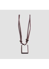 Adelia&acute;s Gliederkette ADELIA&acute;S "Unisex Halskette aus Edelstahl 98 cm" Gr. 98, braun, Halsketten, Damen, Edelstahl, Gliederkette