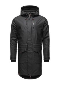 Regenmantel STONE HARBOUR "Regenmantel Verdaan", Herren, Gr. M, schwarz, Obermaterial: 70% Polyester PES. 30% Polyurethan PU. Obermaterial: Futter: 100% Polyester PES. 100% Polyester PES., M&auml;ntel Regenmantel