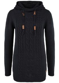 Strickjacke oxmo "Strickpullover OXCable", Damen, Gr. XS, schwarz, Obermaterial: 100% Polyacryl PAN., Pullover Strickjacke