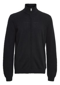 !Solid Strickjacke SOLID "Strickjacke SDClive", Herren, Gr. L, schwarz (true schwarz), Obermaterial: 100% Baumwolle CO., Strickjacken Strickjacke