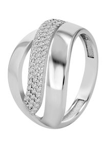 Adelia&acute;s Fingerring ADELIA&acute;S "Damen Ring aus 925 Silber mit Zirkonia" Gr. 54, silber, Fingerringe, Damen, 54, Silber 925 (Sterlingsilber), Fingerring