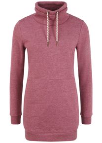 Kapuzenpullover oxmo "Hoodie OXVilma", Damen, Gr. S, rot (wine rot m), Obermaterial: 70% Baumwolle CO. 30% Polyester PES., Sweatshirts Kapuzenpullover