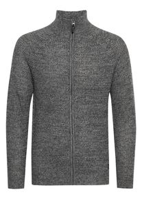 Strickjacke Blend "Strickjacke BHCarmelo", Herren, Gr. S, grau (charcoal mix), Obermaterial: 100% Polyacryl PAN., meliert, normal, Strickjacken Strickjacke