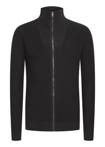 !Solid Strickjacke SOLID "Strickjacke SDRecone", Herren, Gr. L, schwarz (true schwarz), Obermaterial: 70% Baumwolle CO recyc.. 30% Polyester Pol. recyc.., Strickjacken Strickjacke
