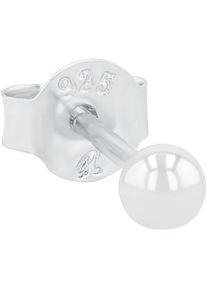 Single-Ohrstecker Amor "9146086", silber (silberfarben), Ohrringe, Damen, 3mm, Silber 925 (Sterlingsilber), Single-Ohrstecker