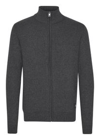 !Solid Strickjacke SOLID "Strickjacke SDKayne", Herren, Gr. XL, grau (gray melange), Obermaterial: 100% Baumwolle CO recyc.., Strickjacken Strickjacke