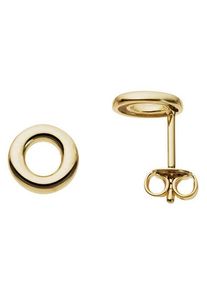 Paar Ohrstecker Firetti "Schmuck Geschenk Gold 333 Ohrschmuck Kreis", gold (gelbgoldfarben), Ohrringe, Damen, 7,5mm, Gelbgold 333, Paar Ohrstecker