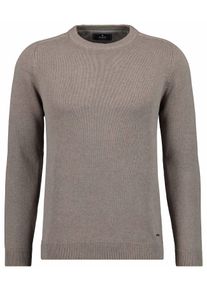 Rundhalspullover Ragman, Damen, Gr. 50, braun (camel), Strick, 100% Baumwolle, Rundhals, Pullover Rundhalspullover