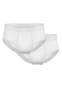 Slip Ammann "2er Pack Slip mit Eingriff Day Classic / Doppelpack", Herren, Gr. 8, wei&szlig;, Obermaterial: 100% Baumwolle CO., Unterhosen Slip