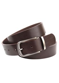 Lederg&uuml;rtel Anthoni Crown, Damen, Gr. 95, braun (dunkelbraun), Leder, unifarben, G&uuml;rtel Lederg&uuml;rtel, Pflanzlich gegerbter Vollrindlederg&uuml;rtel