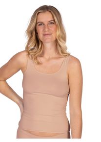 Achseltop Nina von C. "Damen Achseltop Secret", Damen, Gr. 40, N-Gr, beige (caramel), Obermaterial: 95% Polyamid PA. 5% Elasthan EL., Unterhemden Achseltop