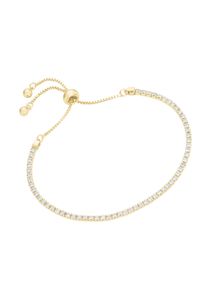 Armband Smart Jewel "Armband Tennisarmband, Silber 925", gold, Armb&auml;nder, Damen, Silber 925 (Sterlingsilber), Armband