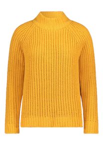 Strickpullover Cartoon "Strickpullover mit Stehkragen", Damen, Gr. 44, orange, Obermaterial: 100% Polyester PES., Pullover Strickpullover