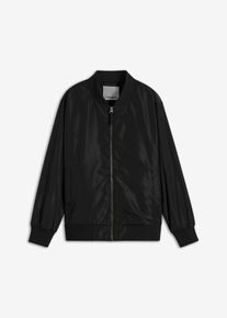 bonprix Blouson, schwarz, Gr.46, modischer Blouson mit Rei&szlig;verschluss vorne und Taschen