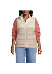 LANDS' END Ultraleichte verstaubare Daunenweste WANDERWEIGHT, Damen,  Wei&szlig;, Polyester/Nylon/Daunen, by Lands' End