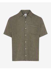 Brax Herren Hemd Style LUKE moss, dunkelgr&uuml;n, Gr. L