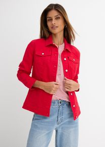 bonprix Jeansjacke, rot, Gr.40, Sch&ouml;ne Jeansjacke, 98% Baumwolle