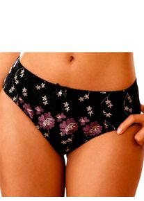 sheego Gro&szlig;e Gr&ouml;&szlig;en Slip, schwarz-taupe, Gr&ouml;&szlig;e 44/46 - Damen
