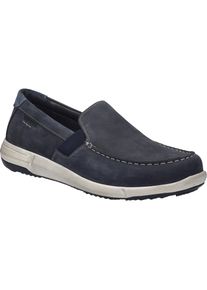 Slipper Josef Seibel "Enrico 31, indigo", Damen, Gr. 47, blau (indigo), Obermaterial: 100% Rindsleder Leather cow., Schuhe Slipper