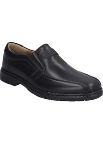 Slipper Josef Seibel "Alastair 03, schwarz", Damen, Gr. 50, schwarz, Obermaterial: 100% Rindsleder Leather cow., Schuhe Slipper