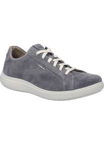 Sneaker Josef Seibel "Megan 07, asphalt", Damen, Gr. 42, grau (asphalt), Obermaterial: 100% Rindsleder Leather cow., Schuhe Sneaker