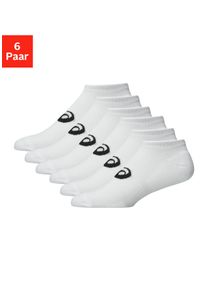 Sportsocken asics "6 PACK LOW CUT SOCK", Damen, Gr. S (35/38), brilliant wei&szlig;, Obermaterial: 91% Polyester, 9% Nylon, Socken Sportsocken, f&uuml;r Fitness und sportliche Aktivit&auml;ten, mit spezieller D&auml;mpfung