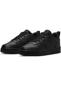 Sneaker Nike Sportswear "Court Borough Low Recraft", M&auml;dchen, Gr. 40, schwarz (schwarz, schwarz), Synthetik, Textil, Schuhe Sneaker, Design auf den Spuren des Air Force 1 f&uuml;r Jugendliche