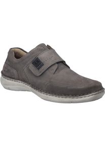 Slipper Josef Seibel "New Anvers 83, asphalt", Damen, Gr. 45, grau (asphalt), Obermaterial: 100% Rindsleder Leather cow., Schuhe Slipper