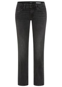 Bootcut-Jeans Replay "NEW LUZ", Damen, Gr. 25, L&auml;nge 30, schwarz delav&egrave;, Denim/Jeans, Obermaterial: 99% Baumwolle, 1% Elasthan, bootcut fit lang, Jeans Bootcut-Jeans, mit gesticktem R an der Ges&auml;&szlig;tasche