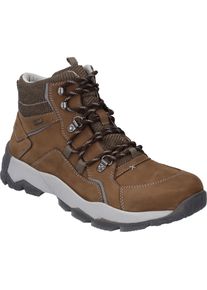 Stiefelette Josef Seibel "Philipp 50, braun-kombi", Damen, Gr. 46, braun (braun, kombi), Obermaterial: 80% Rindsleder Leather cow. 20% Textilmaterial TEXMAT., Schuhe Stiefelette