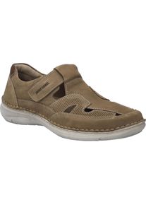 Slipper Josef Seibel "New Anvers 81, sand", Damen, Gr. 48, beige (sand), Obermaterial: 100% Rindsleder Leather cow., Schuhe Slipper