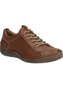Schn&uuml;rschuh Josef Seibel "Fergey 56, cognac", Damen, Gr. 38, braun (cognac), Obermaterial: 100% Rindsleder Leather cow., Schuhe Schn&uuml;rschuh