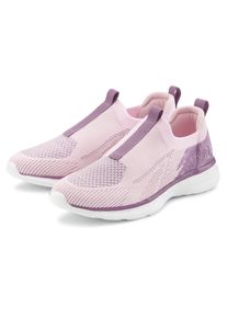 active by Lascana Sneaker LASCANA ACTIVE "Turnschuhe, Slip-On-Sneaker, Slipper, Freizeitschuh", M&auml;dchen, Gr. 40, rosa (rose, flieder), Obermaterial: 100% Textilmaterial. Decksohle: 100% Textilmaterial. Futter: 100% Textilmaterial. Laufsohle: 100% Synthetik, Mesh, mehrfarbig, Basic, Schuhe Sneaker, ultraleicht und bequem zum Reinschl&uuml;pfen VEGAN
