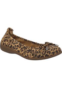 Ballerina Josef Seibel "Fenja 09, leopard", Damen, Gr. 42, braun (leopard), Obermaterial: 100% Rindsleder Leather cow., Schuhe Ballerina