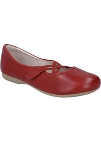 Ballerina Josef Seibel "Fiona 39, rot", Damen, Gr. 39, rot (rubin), Obermaterial: 100% Rindsleder Leather cow., Schuhe Ballerina