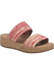 Slipper Josef Seibel "Evita 02, pink-multi", Damen, Gr. 36, pink (pink, multi), Obermaterial: 100% Textilmaterial TEXMAT., Schuhe Slipper