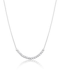 Kette mit Anh&auml;nger Elli "Halskette Kugel Elemente 925 Sterling Silber" Gr. 45, silber, Halsketten, Damen, ohne Stein, Silber 925 (Sterlingsilber), Kette mit Anh&auml;nger