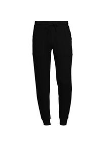 LANDS' END Weiche Rippstrick-Freizeithose, Herren,  Schwarz, Elasthan/Viskose-Mischung/Polyester-Mischung, by Lands' End