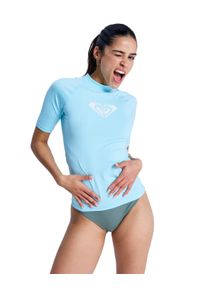 Rash Guard Roxy "Whole Hearted", Damen, Gr. XS, tanager turquoise, Obermaterial: 84% Microfaser, 16% Elasthan;, Shirts Rash Guard