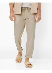 Eurex By Brax Herren Chino Style TILL ECRU CHECK, hellbeige, Gr. 27U