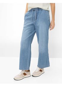 Brax Damen Culotte Style MAINE S USED REGULAR BLUE, denim blau, Gr. 34